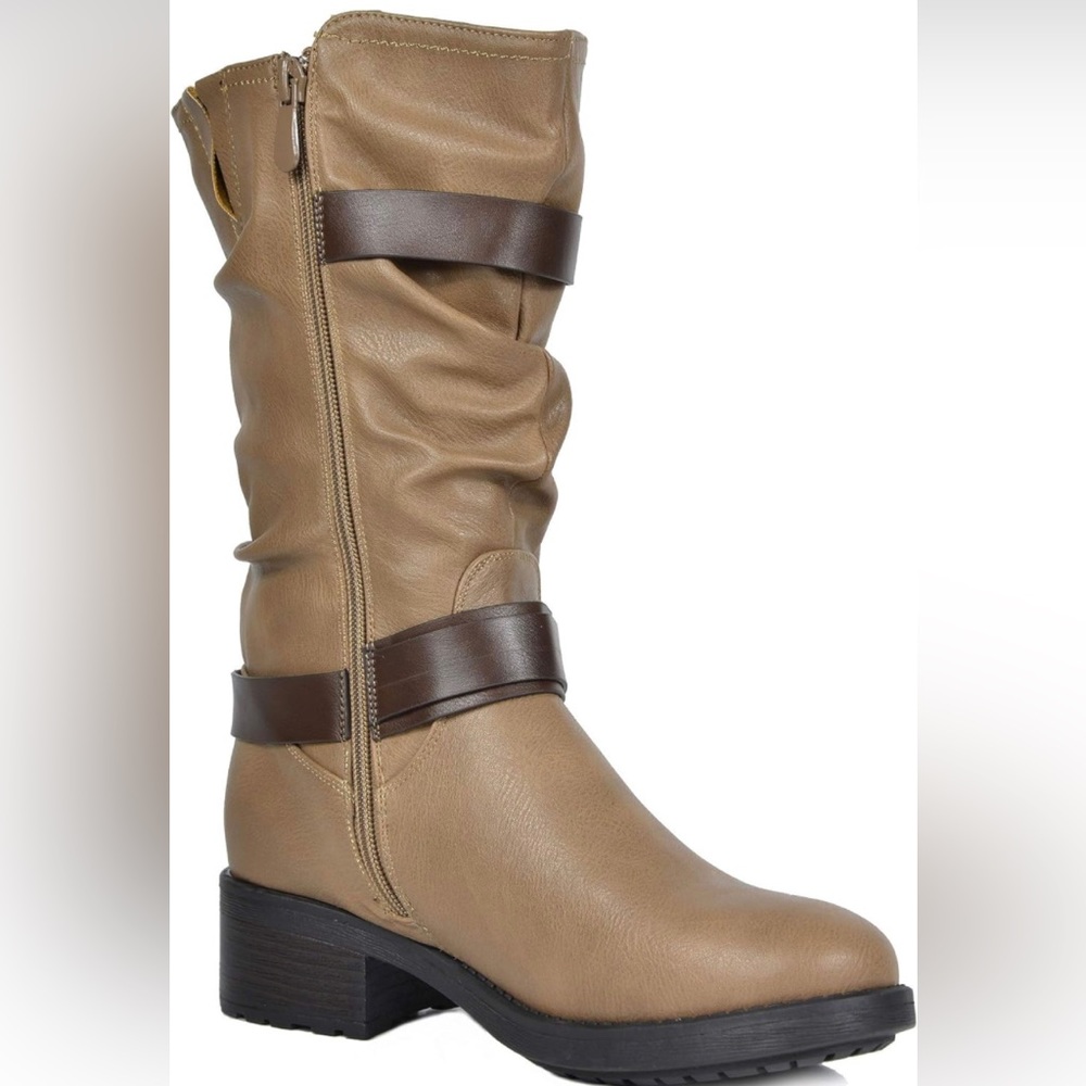 Mid Calf Riding Winter Boots - Picture 6 of 7